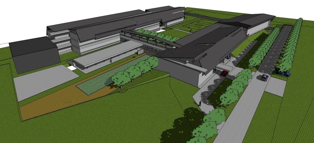 Site Plan Sekolah Putik Indonesia designed by Andra Matin Architect